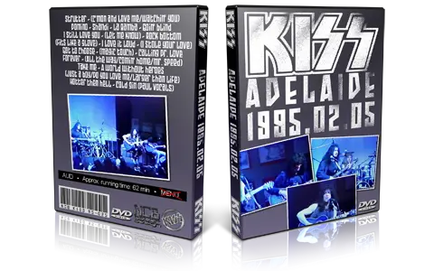 Artwork Cover of Kiss 1995-02-05 DVD Adelaide Audience