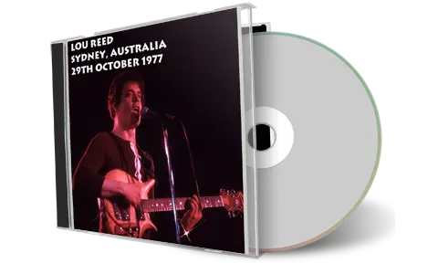 Artwork Cover of Lou Reed 1977-10-29 CD Sydney Audience