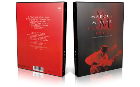 Artwork Cover of Marcus Miller 2004-11-03 DVD Tokyo Proshot