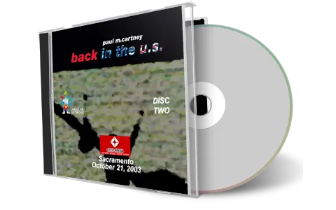 Artwork Cover of Paul McCartney 2002-10-21 CD Sacramento Audience