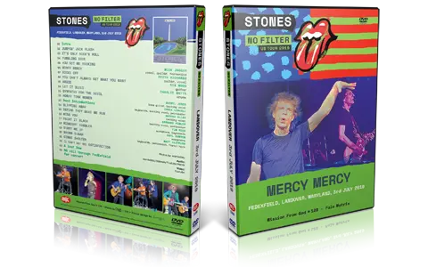 Artwork Cover of Rolling Stones 2019-07-03 DVD Landover Audience