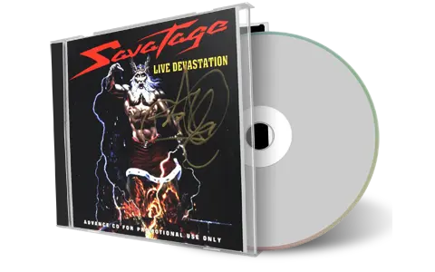 Artwork Cover of Savatage Compilation CD Live Devastation 1987 1990 Soundboard