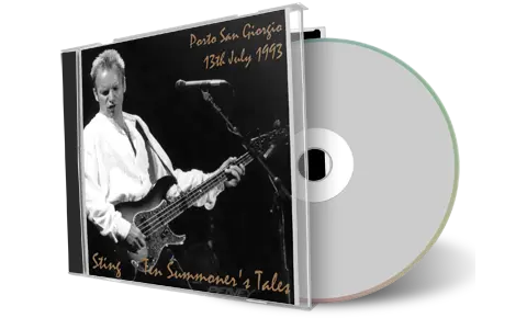 Artwork Cover of Sting 1993-07-13 CD Porto San Giorgio Audience