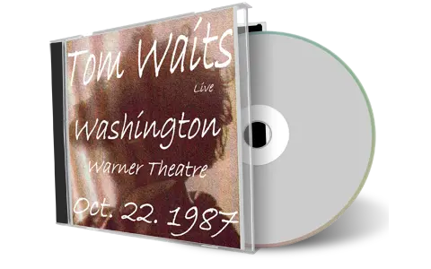 Artwork Cover of Tom Waits 1987-10-22 CD Washington Audience