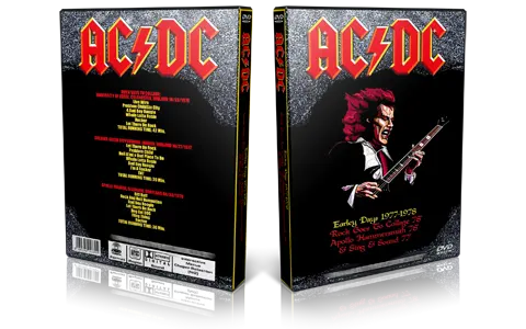 Artwork Cover of ACDC Compilation CD Earley Days 1977-1978 Soundboard