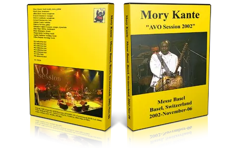 Artwork Cover of Mory Kante 2002-11-16 DVD Basel Proshot