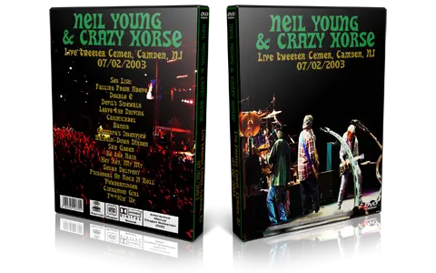 Artwork Cover of Neil Young 2003-07-02 DVD Camden Proshot