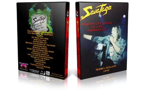 Artwork Cover of Savatage 1990-02-08 DVD Tilburg Audience