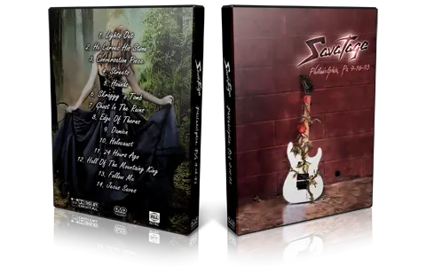 Artwork Cover of Savatage 1993-09-16 DVD Philadelphia Audience