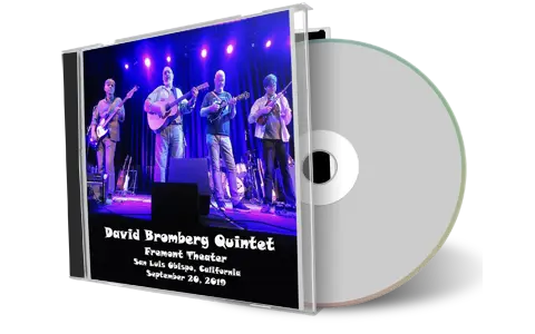 Artwork Cover of David Bromberg Quintet 2019-09-20 CD San Luis Obispo Audience