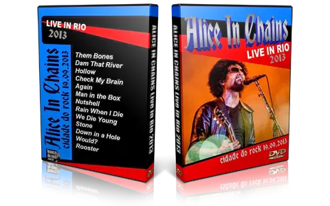 Artwork Cover of Alice in Chains 2013-09-19 DVD Rock In Rio 2013 Proshot