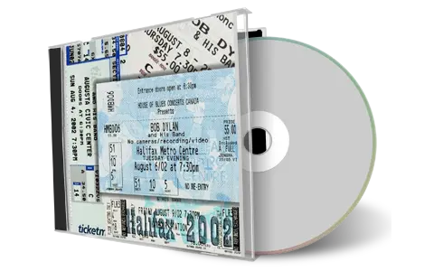 Artwork Cover of Bob Dylan 2002-08-06 CD Halifax Audience
