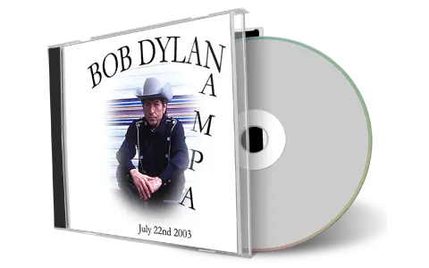 Artwork Cover of Bob Dylan 2003-07-22 CD Nampa Audience