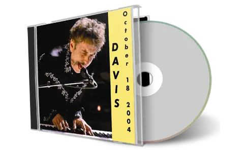Artwork Cover of Bob Dylan 2004-10-18 CD Davis Audience