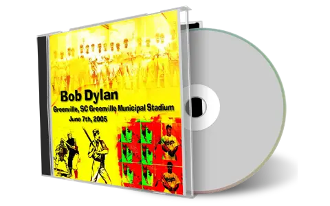 Artwork Cover of Bob Dylan 2005-06-07 CD Greenville Audience