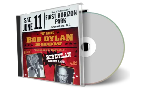Artwork Cover of Bob Dylan 2005-06-11 CD Greensboro Audience