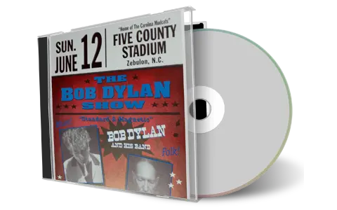 Artwork Cover of Bob Dylan 2005-06-12 CD Zebulon Audience