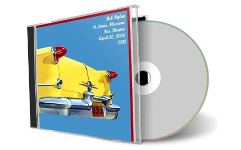 Artwork Cover of Bob Dylan 2006-04-20 CD St Louis Audience