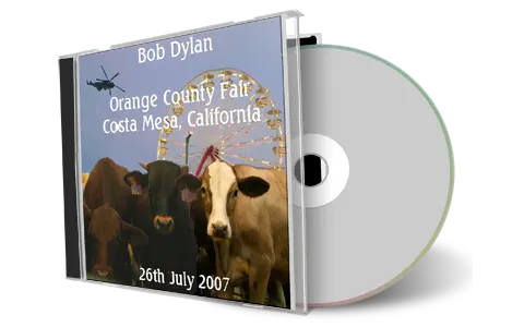 Artwork Cover of Bob Dylan 2007-07-26 CD Costa Mesa Audience
