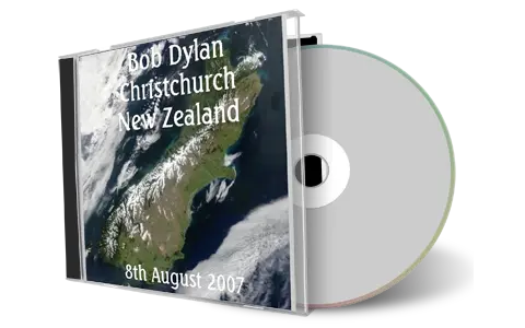 Artwork Cover of Bob Dylan 2007-08-08 CD Christchurch Audience