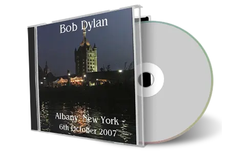 Artwork Cover of Bob Dylan 2007-10-06 CD Albany Audience