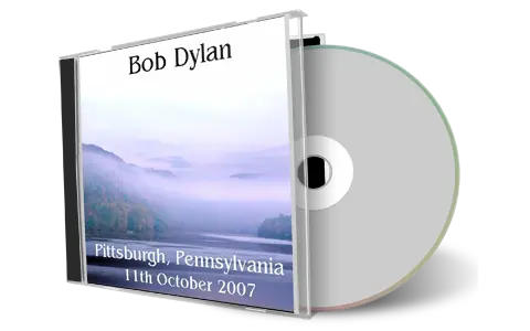 Artwork Cover of Bob Dylan 2007-10-11 CD Pittsburgh Audience
