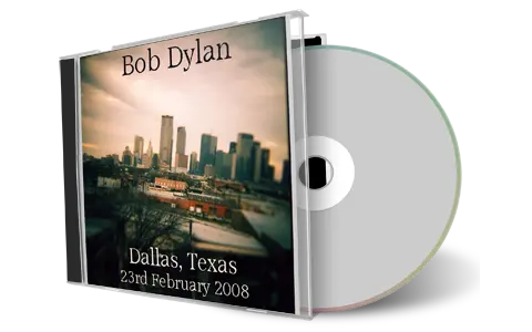 Artwork Cover of Bob Dylan 2008-02-23 CD Dallas Audience