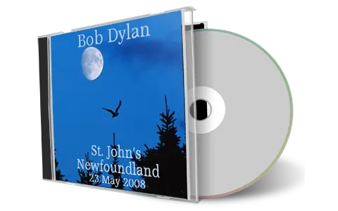 Artwork Cover of Bob Dylan 2008-05-23 CD St Johns Audience