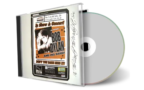 Artwork Cover of Bob Dylan 2008-06-01 CD Helsinki Audience