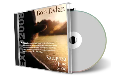 Artwork Cover of Bob Dylan 2008-06-23 CD Zaragoza Audience