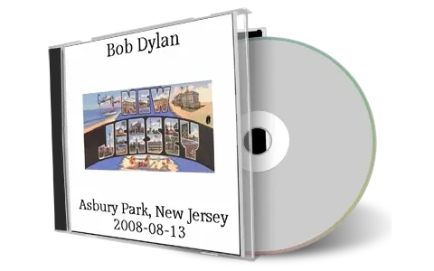 Artwork Cover of Bob Dylan 2008-08-13 CD Asbury Park Audience