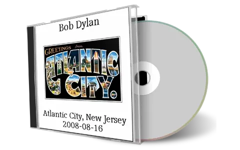 Artwork Cover of Bob Dylan 2008-08-16 CD Atlantic City Audience