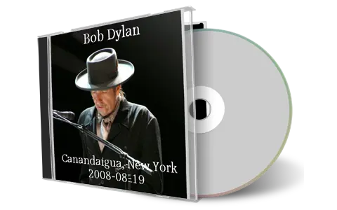 Artwork Cover of Bob Dylan 2008-08-19 CD Canandaigua Audience