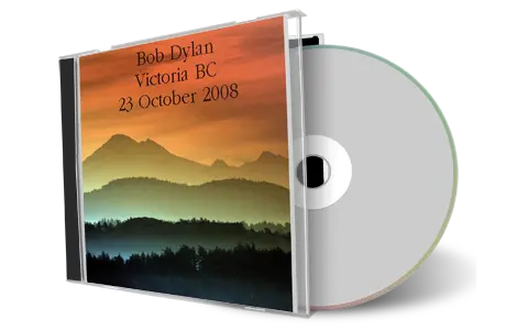Artwork Cover of Bob Dylan 2008-10-23 CD Victoria Audience