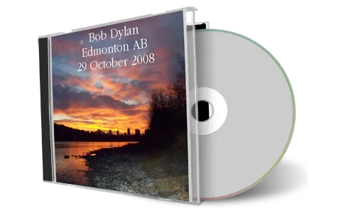 Artwork Cover of Bob Dylan 2008-10-29 CD Edmonton Audience
