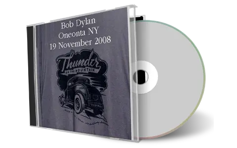 Artwork Cover of Bob Dylan 2008-11-19 CD Oneonta Audience