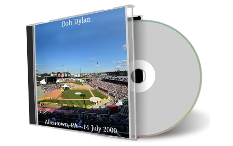 Artwork Cover of Bob Dylan 2009-07-14 CD Allentown Audience