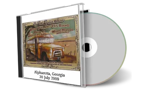 Artwork Cover of Bob Dylan 2009-07-30 CD Alpharetta Audience
