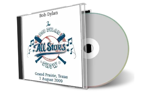 Artwork Cover of Bob Dylan 2009-08-07 CD Grand Prairie Audience
