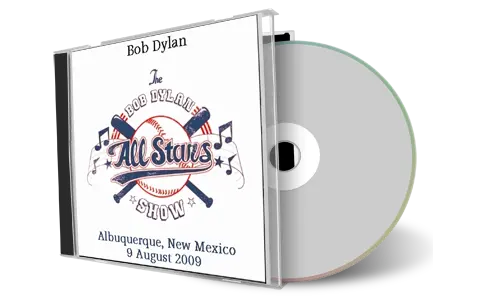 Artwork Cover of Bob Dylan 2009-08-09 CD Albuquerque Audience