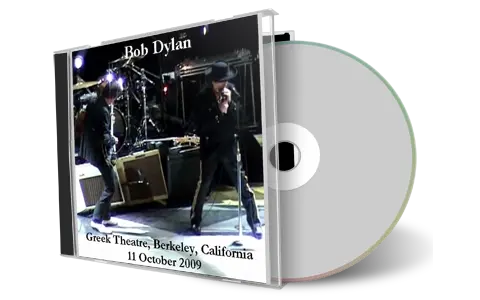 Artwork Cover of Bob Dylan 2009-10-11 CD Berkeley Audience