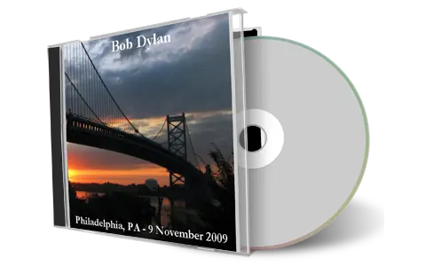Artwork Cover of Bob Dylan 2009-11-09 CD Philadelphia Audience