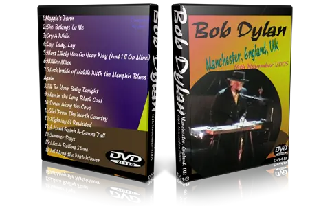 Artwork Cover of Bob Dylan 2005-11-16 DVD Manchester Audience