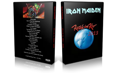 Artwork Cover of Iron Maiden 2013-09-22 DVD Rock In Rio 2013 Proshot