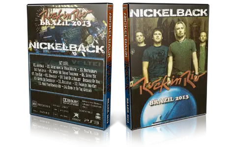 Artwork Cover of Nickelback 2013-09-20 DVD Rock In Rio 2013 Proshot