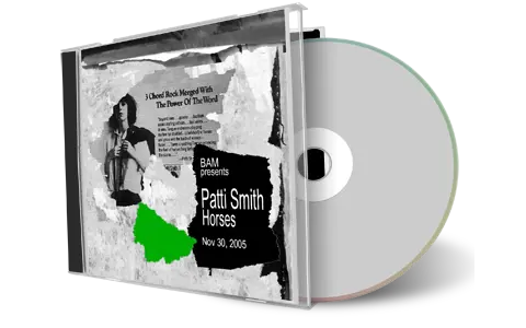 Artwork Cover of Patti Smith 2005-11-30 CD New York City Audience