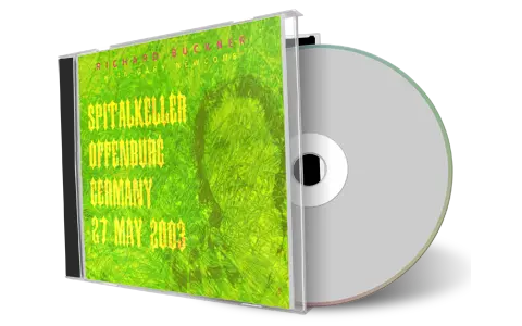 Artwork Cover of Richard Buckner 2003-05-27 CD Offenburg Soundboard