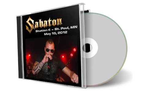 Artwork Cover of Sabaton 2012-05-15 CD St Paul Audience