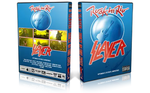 Artwork Cover of Slayer 2013-09-22 DVD Rock In Rio 2013 Proshot