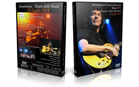 Artwork Cover of Steve Hackett 2013-07-23 DVD Gavorrano Audience